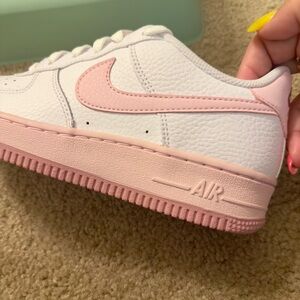 Nike Air Force 1 - White & Multi Pink